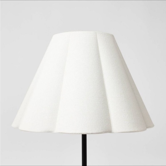Studio McGee Other - Scallop Pleated Lamp Shade White - Threshold™ designed with Studio McGee